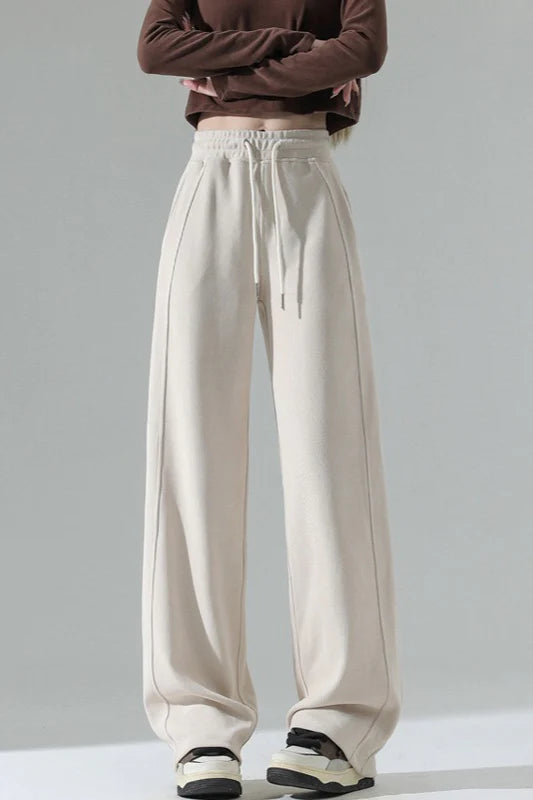 Fleece Lined Relaxed Knit Pants