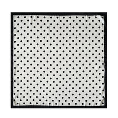 Polka Dot Square Neck Ribbon Head Scarf