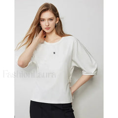 Raglan Half Sleeve Pullover T-Shirt