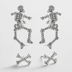 Bones & All Skeleton Earring Set
