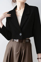 Short Length Relaxed Blazer
