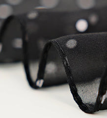 Polka Print Long Lightweight Scarf