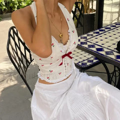WhereMery Korean Fashion Halter Camis Tank Top