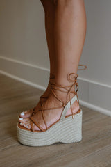 Miya Wrap Up Espadrille-Tan