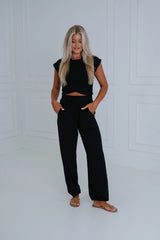 Tinsley Pants Set-Black