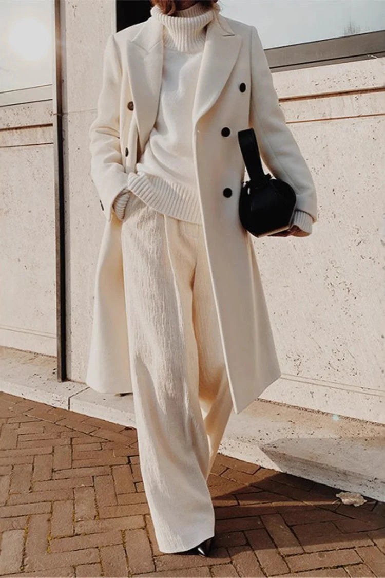 Double Breasted Slim Coat