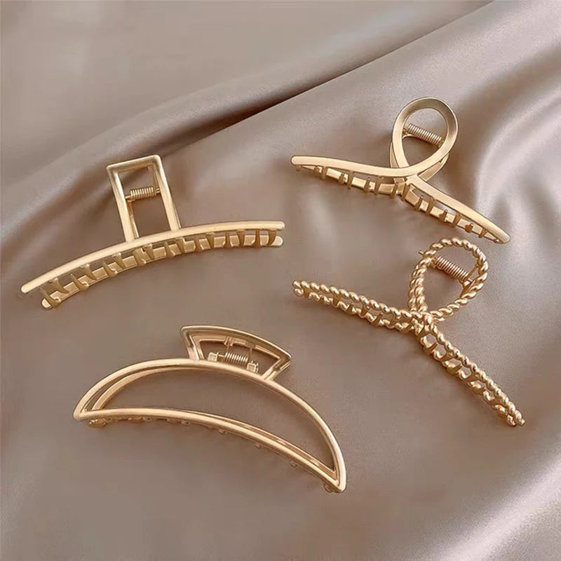 Elegant Minimalist Metal Hair Claw