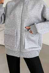 Slim Fit Casual Bomber Jacket