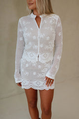 Penny Lace Set- Off White