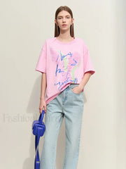 Graphic Drop Sleeve T-Shirt
