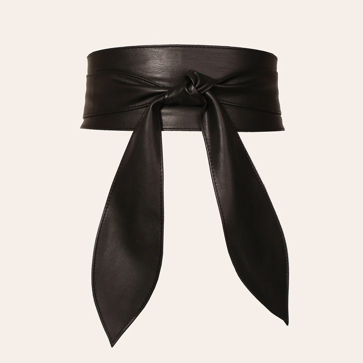 Wide Bow Tie Ribbon Waist Belt