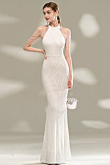 Elegant Slim Fit Long Gown Formal Dress