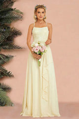 Sexy Backless Spaghetti Strap Party Gown Prom Dress