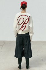 Casual Vintage Crew Neck Sweater