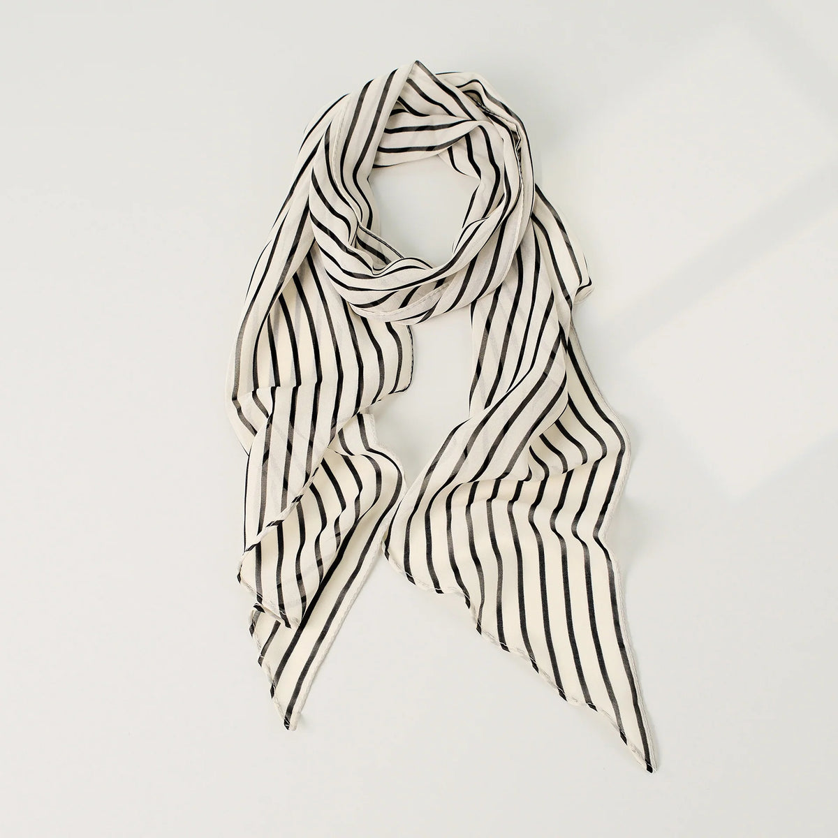 Striped Long Lightweight Sun Protection Scarf