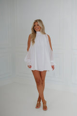 Elowen Mini Dress-White