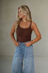 Ford Tank Top-Brown