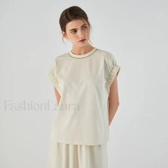 Cotton Blend Boutique Femme T-Shirt