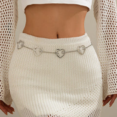 Minimal Sun Moon Metal Waist Chain