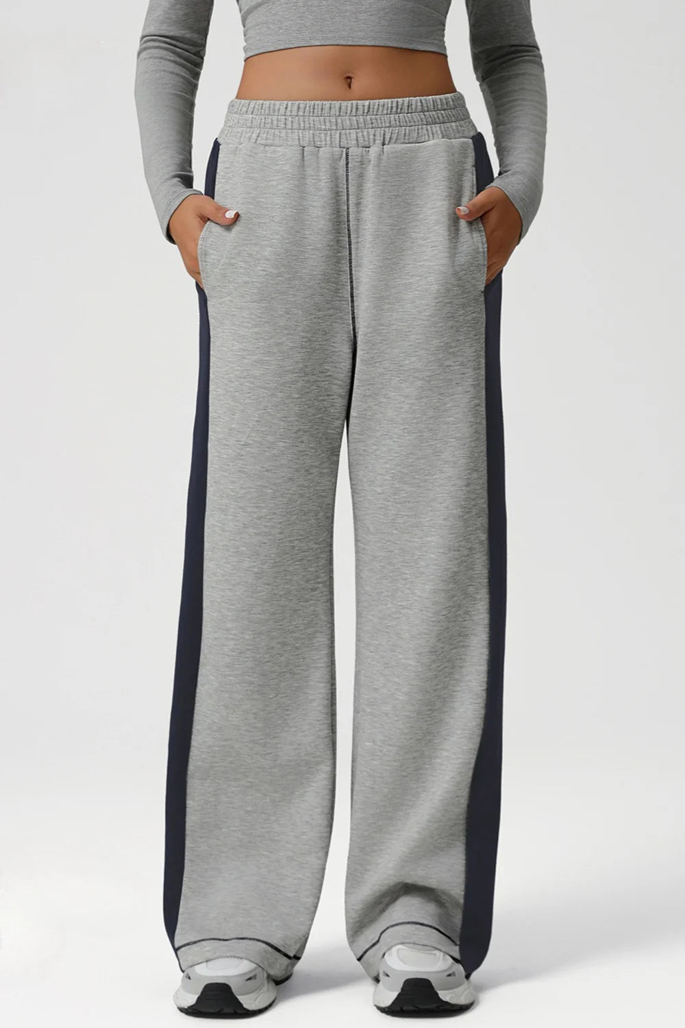 Color Block Yoga Knit Pants