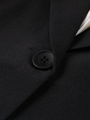 Mind My Graceful Business Crop Blazer