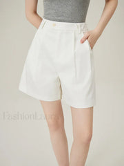 Casual Versatile High Waist Slim Fit Classic Women’s Short