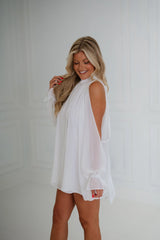 Elowen Mini Dress-White