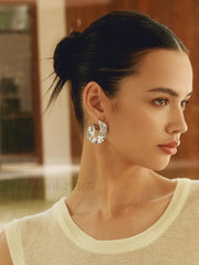 Geometric Irregular Graceful Texture Stud Earrings
