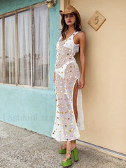Crochet Hollow Out Knitted Cover Ups