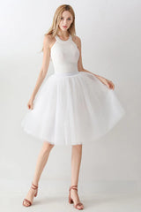 Adult High Waist Tulle Puff Mini Skirt