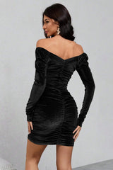 Velvet Bodycon Party Dress