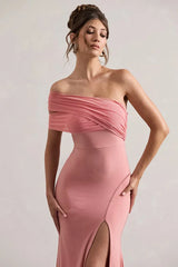 Mesh Asymmetric Formal Dress