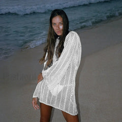 Long Sleeve Shirt Beach Cover Up