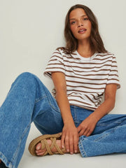 Summer Striped Knitted T-Shirt