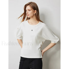 Raglan Half Sleeve Pullover T-Shirt