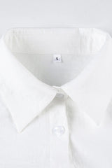 Waist Defining Flare Sleeve Blouse