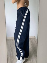 Side Stripe Baggy Jogger Pants