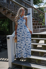 Scenic Halter Maxi Dress