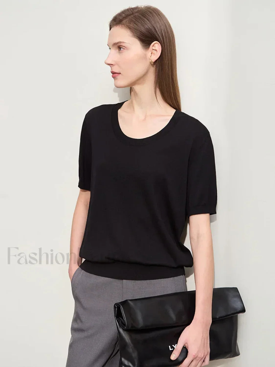 Tencel Embroidery T-Shirt