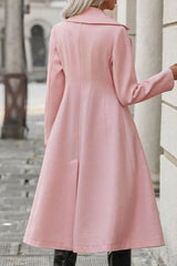 Double Breasted A-Line Coat