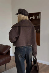 Relaxed Fit Lapel Casual Jacket