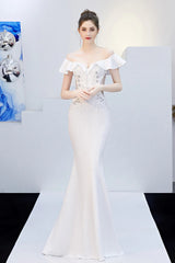 Elegant Off Shoulder Bodycon Formal Dress