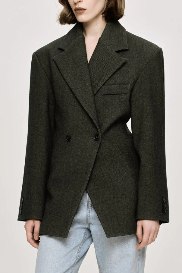 Lapel Relaxed Fit Blazer