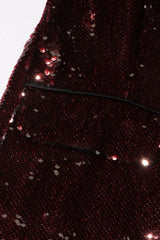 Elegant Sequin V - Neck Long Sleeve Blazer