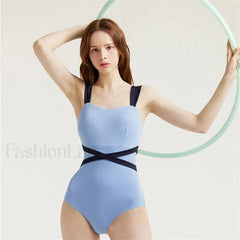 Solid Black Open Back One Piece