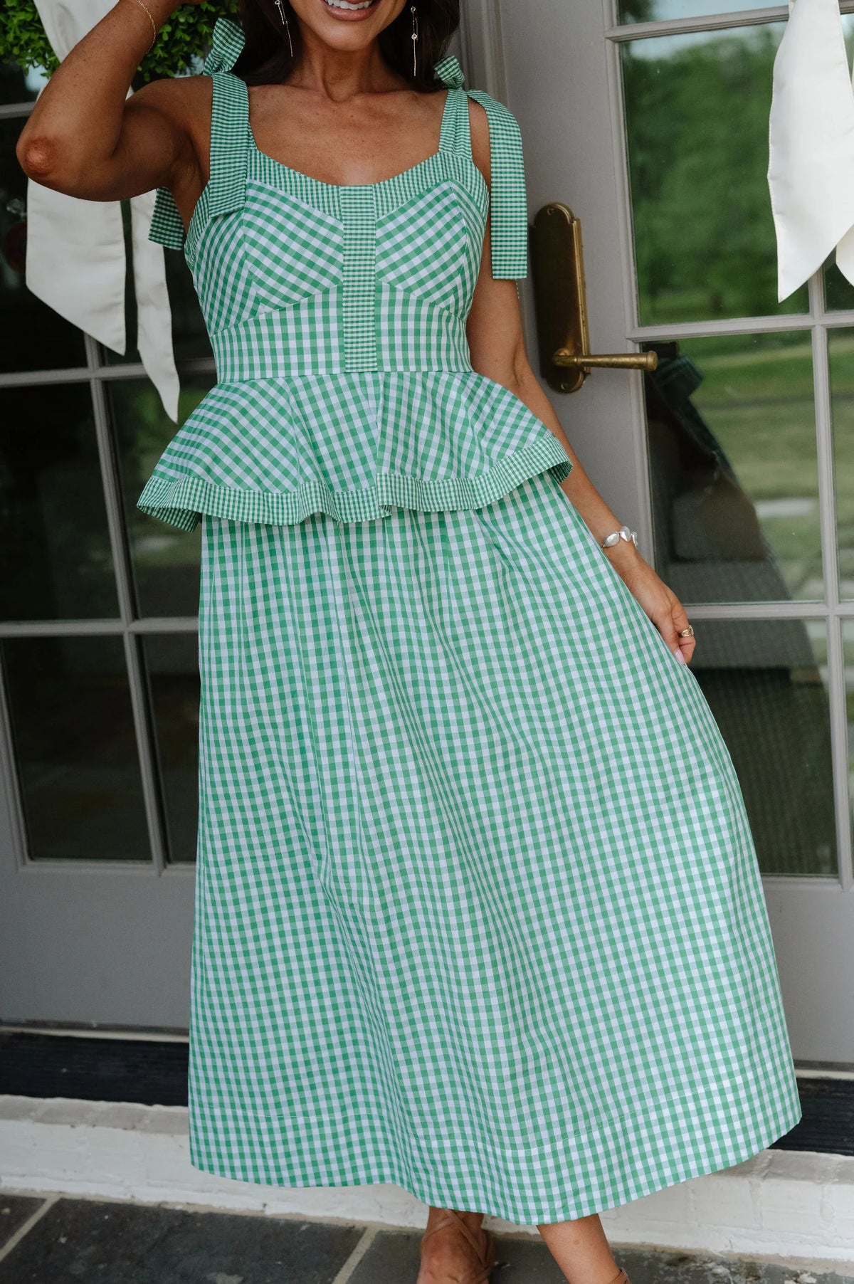 Marty Midi Dress-Green