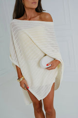 Jamie Poncho Top-Ivory