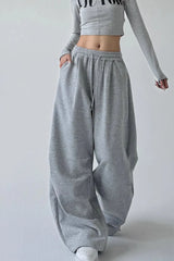High Waist Sweatpants Knit Pants