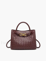 Metal Twist Detail Handle Bag