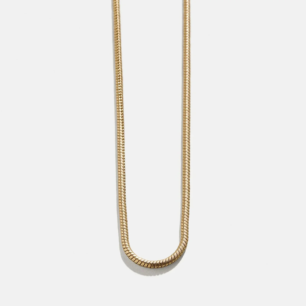 Cluster Charm Necklace Chain - Gold Snake Chain